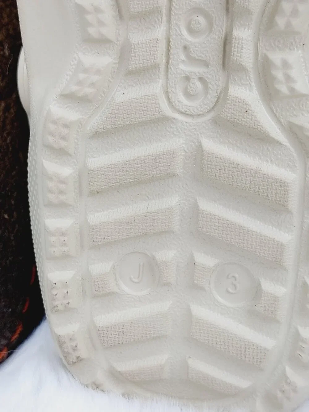 Set of 3 Sorel Crocs Girl's Black Cream Faux-Fur Snow Winter Boots Size US 3